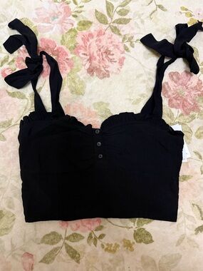 Katie J NYC Bow Strap Smocked Crop Top for Girls 100% GOES TO Charity